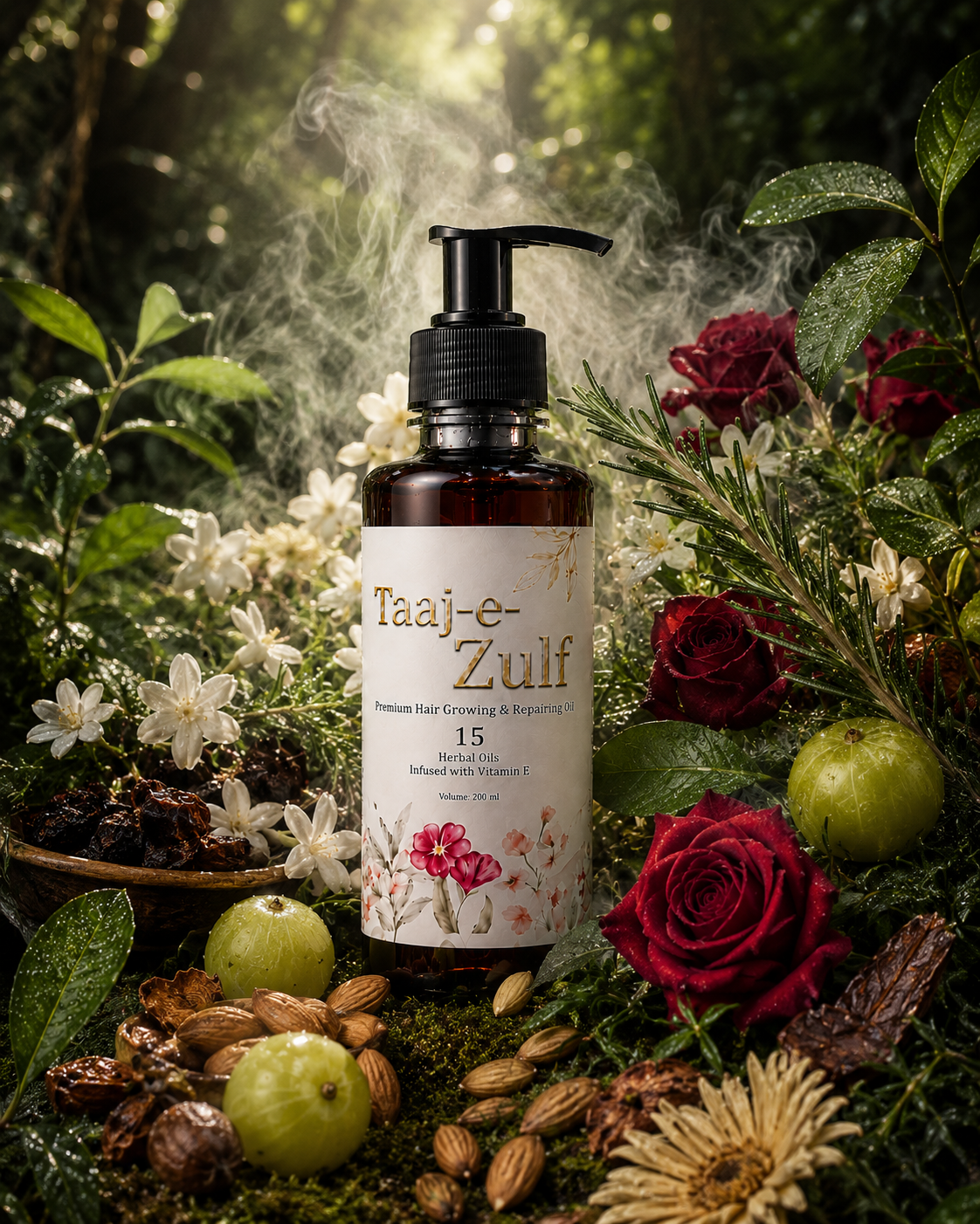 Taaj-e-Zulf Premium Hair Growing & Repairing Oil,200ml