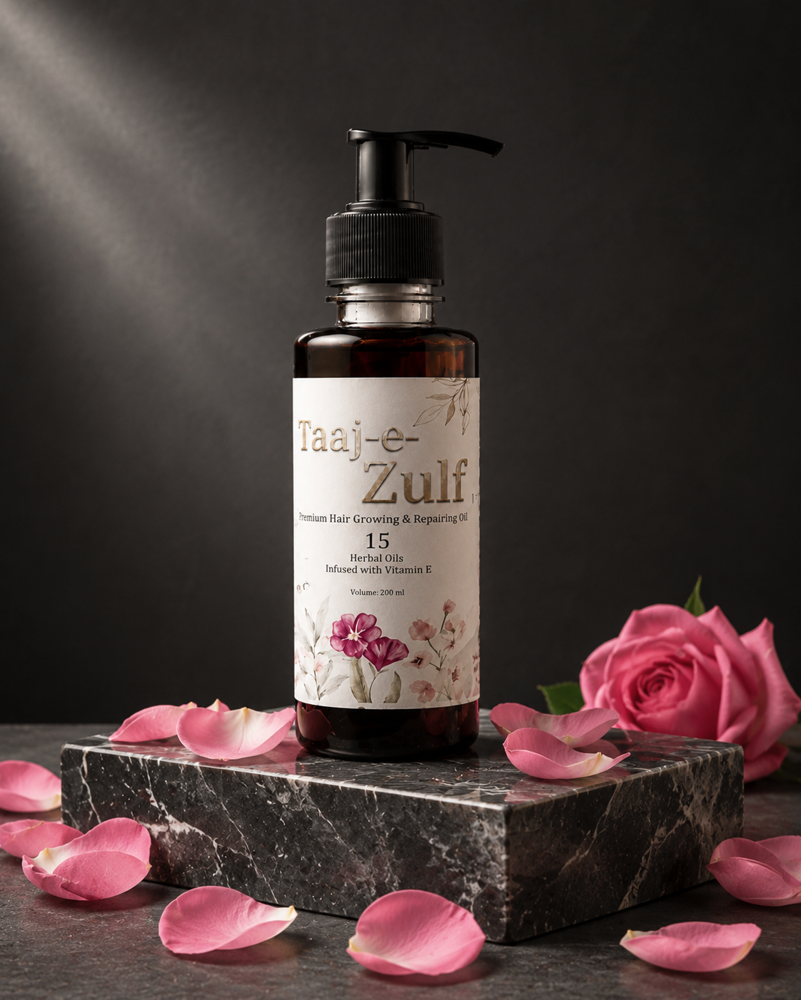 Taaj-e-Zulf Premium Hair Growing & Repairing Oil,200ml
