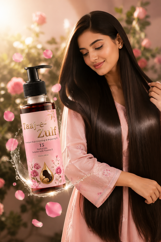 Taaj-e-Zulf Premium Hair Growing & Repairing Oil,200ml